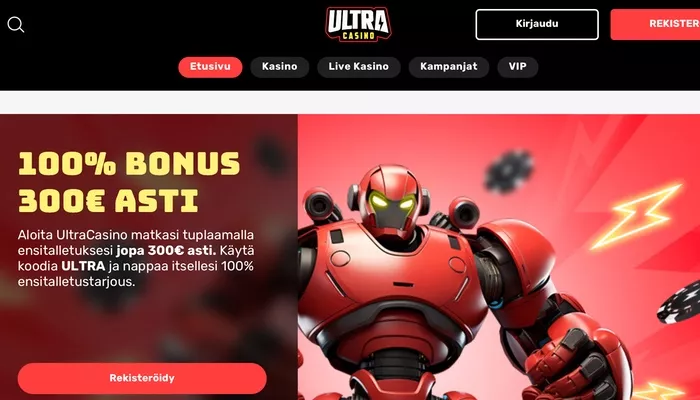 Ultra Casino bonus 2024